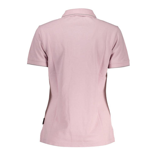 Napapijri Pink Cotton Polo Shirt