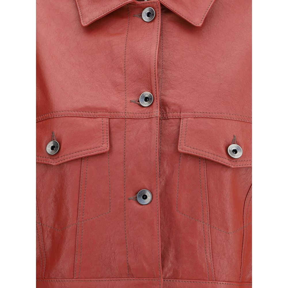 Brunello Cucinelli Leather Jacket
