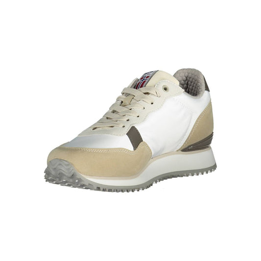 Napapijri White Polyester Sneaker