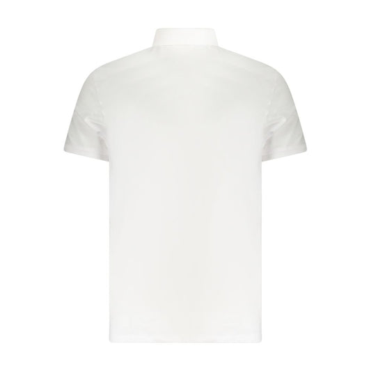 Calvin Klein White Cotton Men Polo Shirt