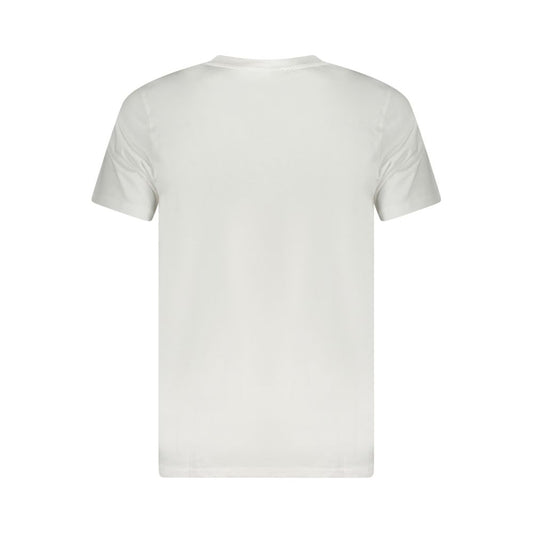 Cavalli Class White Cotton Men T-Shirt