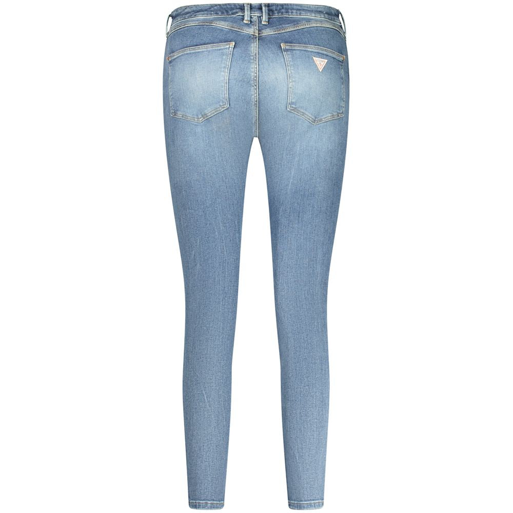 Guess Jeans Blu Recycled Cotton Woman Jeans