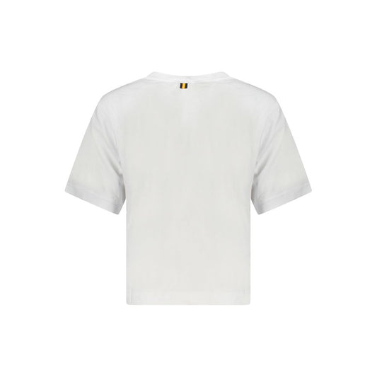 K-WAY White Cotton Women T-Shirt