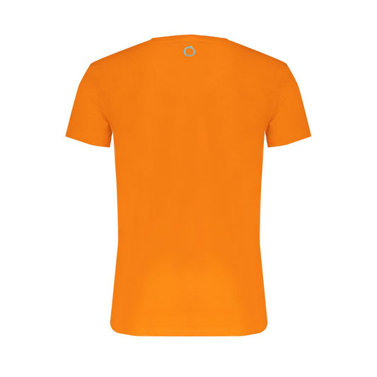 Trussardi Arancione Cotton Men T-Shirt