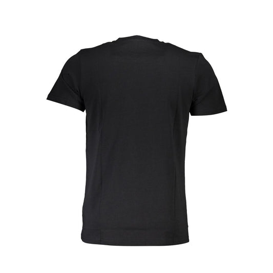 Cavalli Class Black Cotton Men T-Shirt