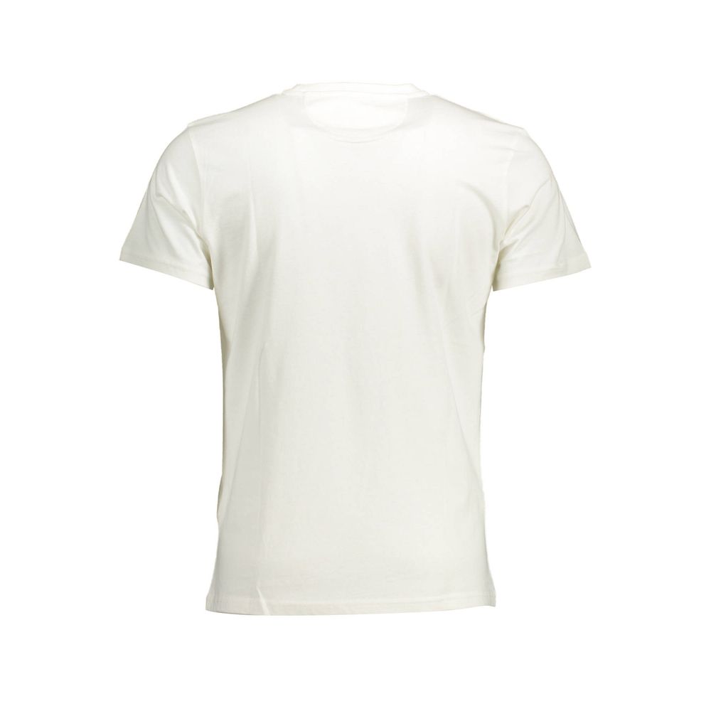 La Martina Bianco Cotton Men T-Shirt