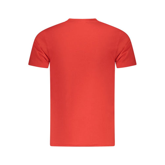 Cavalli Class Red Cotton Men T-Shirt