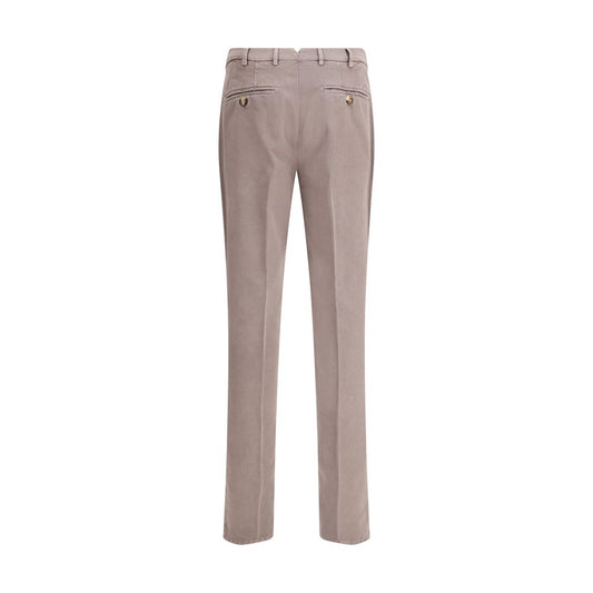 Brunello Cucinelli Gray Cotton Casual Pants