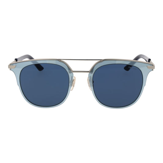 Police Blue Metal Sunglasses