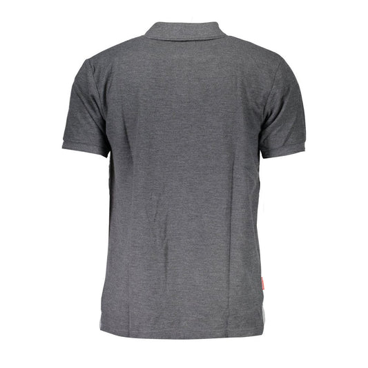 Slazenger Gray Polyester Mens Polo Shirt