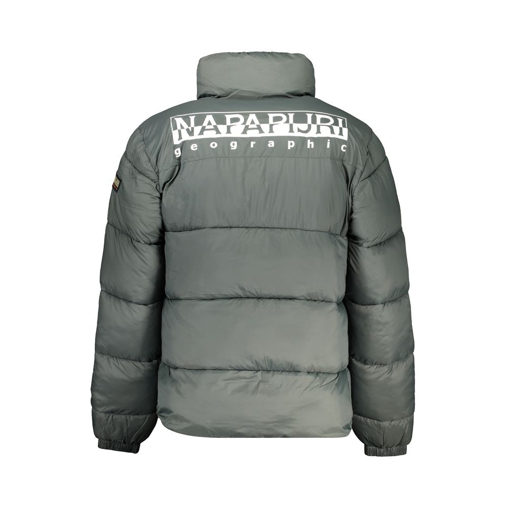 Napapijri Green Polyamide Men Jacket