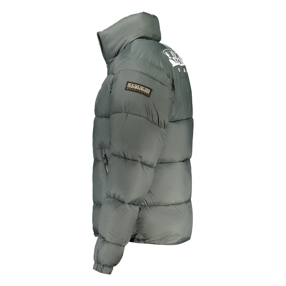 Napapijri Green Polyamide Men Jacket