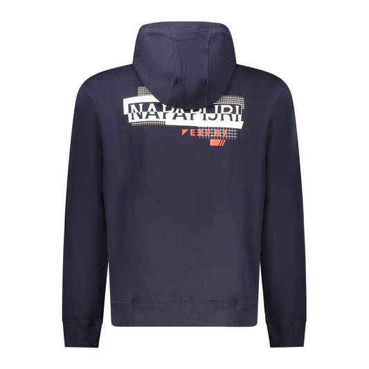 Napapijri Blue Cotton Men Sweater