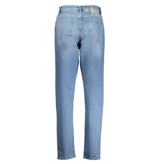 Calvin Klein Blue Cotton Women Jeans
