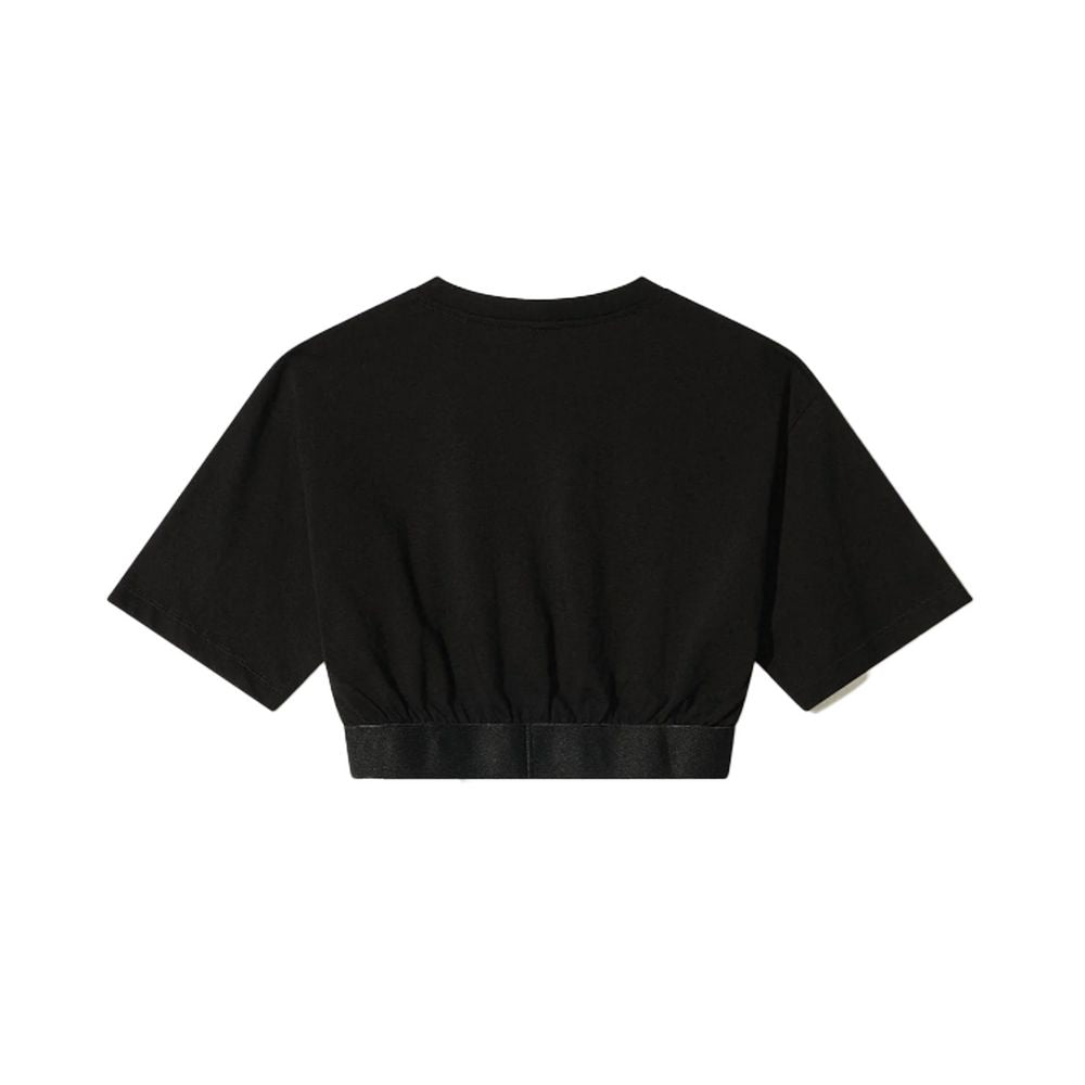 Comme Des Fuckdown Black Cotton Women T-Shirt