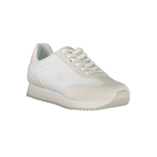 Calvin Klein White Leather Women Sneaker