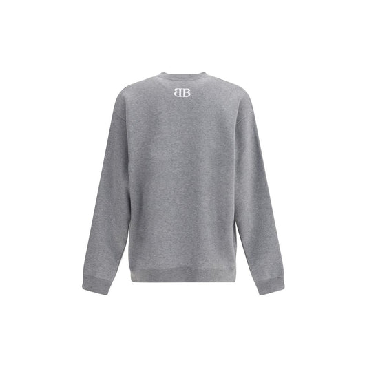 Balenciaga Gray Cotton Sweatshirt
