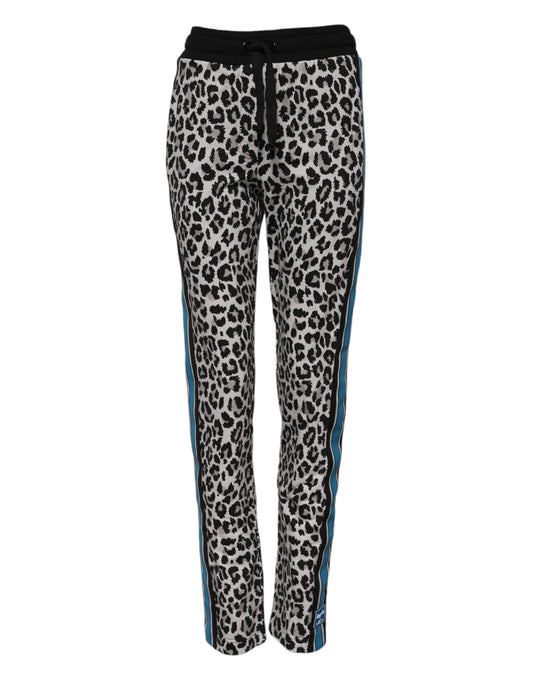 Dolce & Gabbana Multicolor Leopard #DGMillennials Jogger Pants