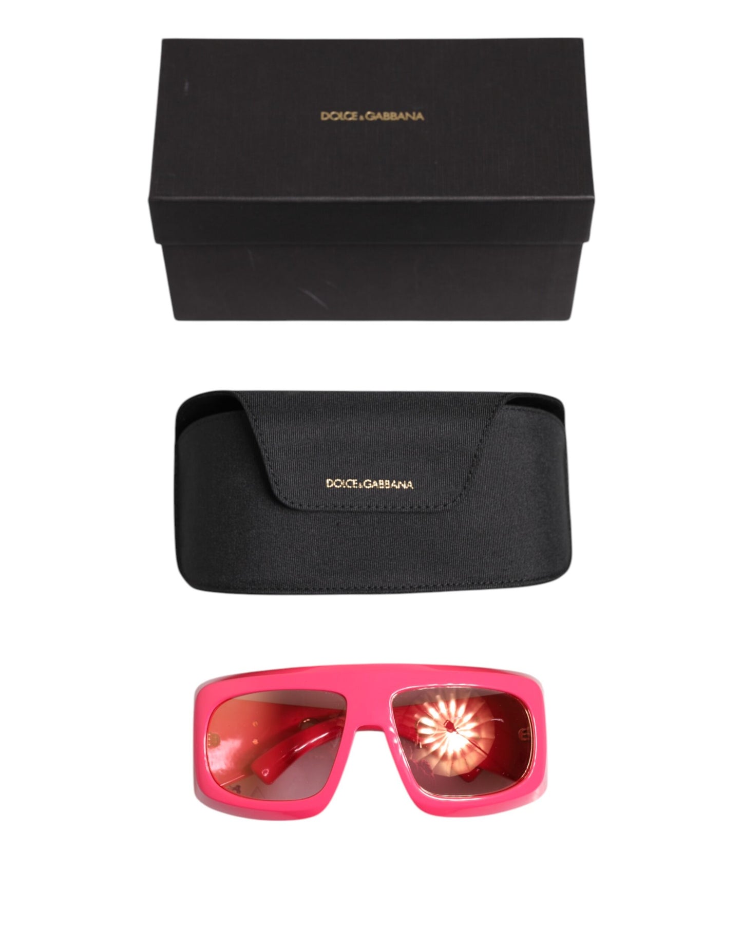 Dolce & Gabbana Pink Joy Therapy Oversized DG6178 Eyewear Sunglasses
