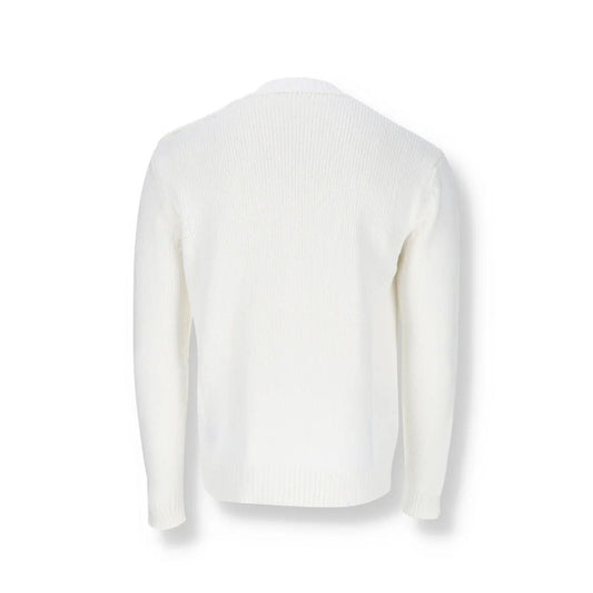 Balmain White Cotton Sweatshirt