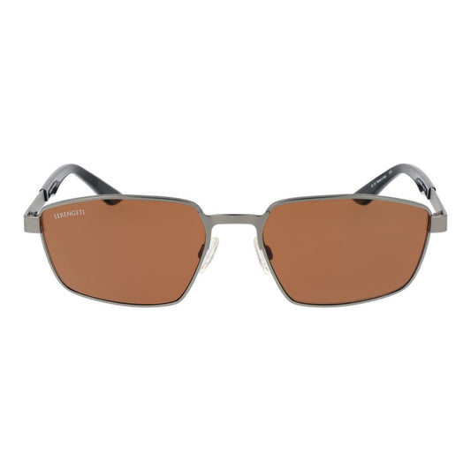 Serengeti Gray Metal Sunglasses
