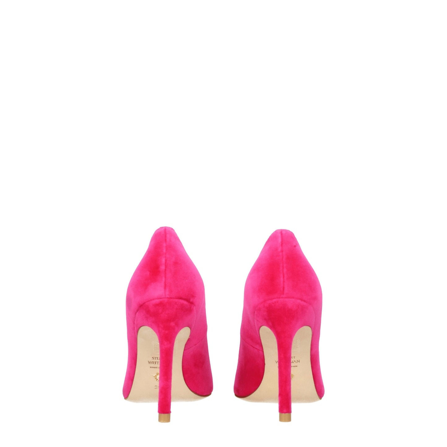 Stuart Weitzman Pink Velvet Broch