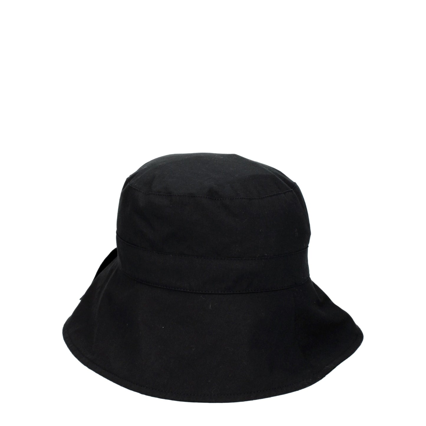 Jacquemus Black Cotton Bucket Hat
