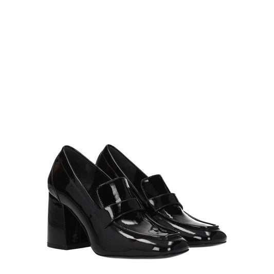 Stuart Weitzman Black Leather Broch
