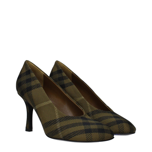 Burberry Green Fabric Broch