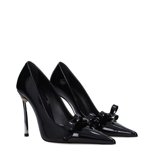Casadei Black Leather Broch