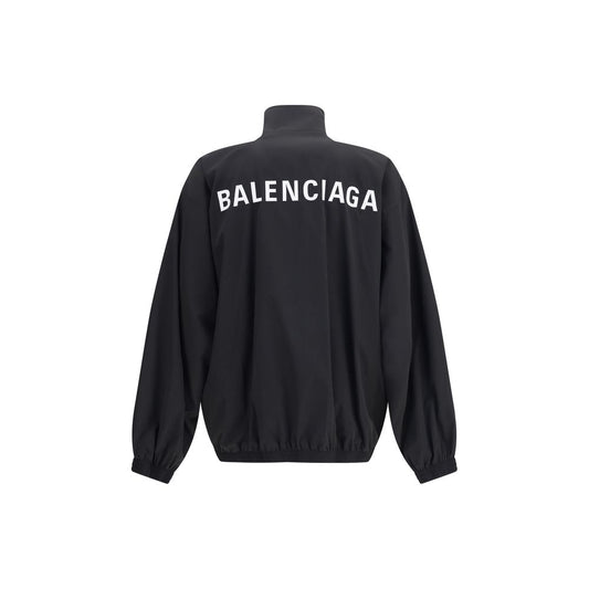 Balenciaga Black Polyester Shell Jacket