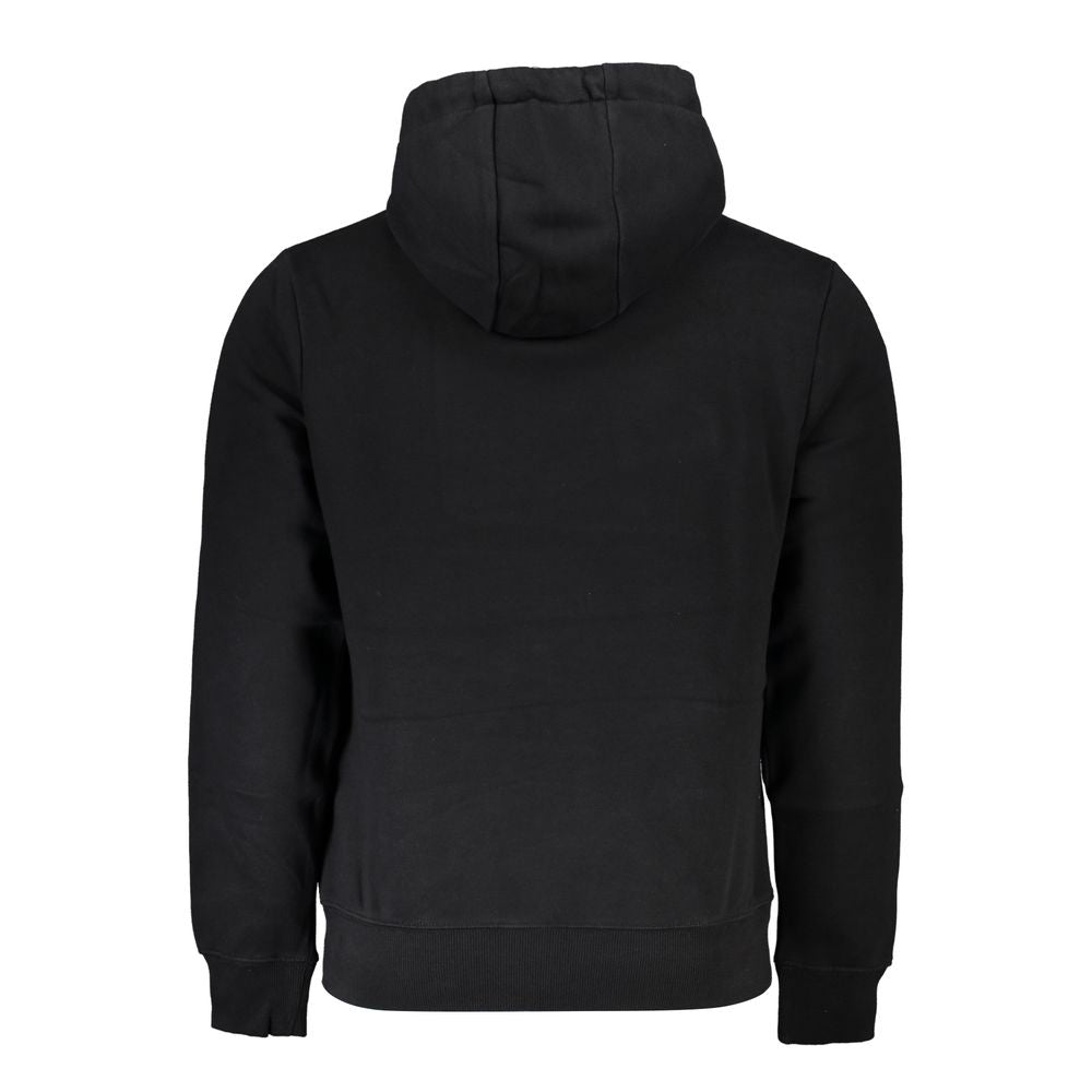 Napapijri Black Cotton Men Sweatshirt
