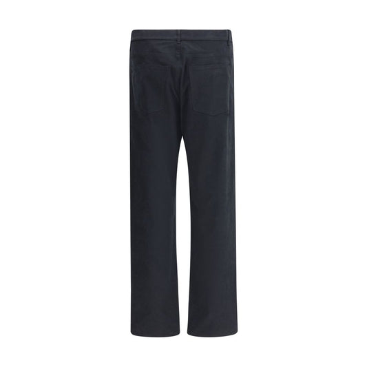 Moschino Black Cotton Casual Pants