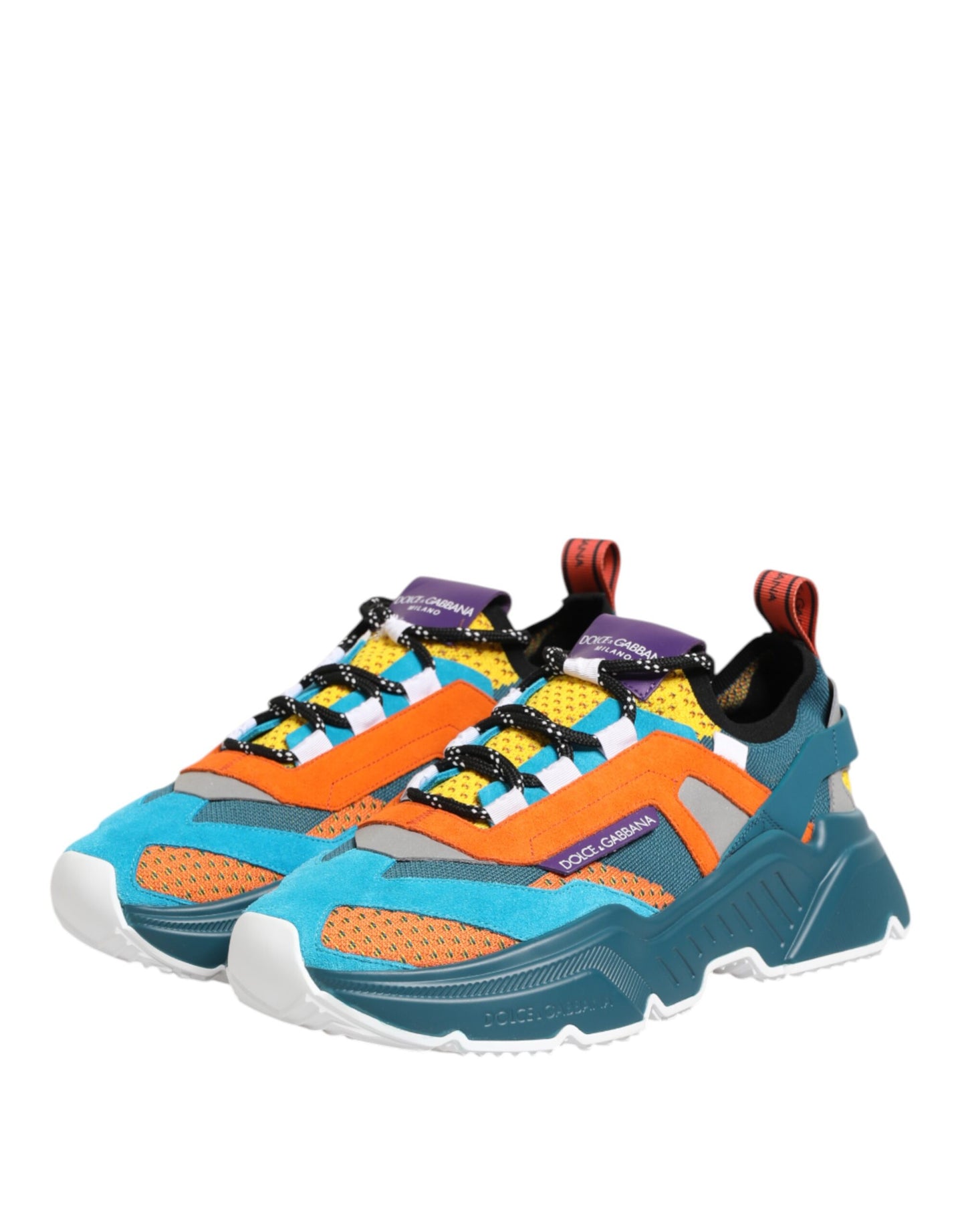 Dolce & Gabbana Multicolor Daymaster Low Top Sneakers Shoes