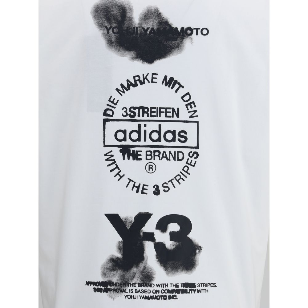 Y-3 White Cotton T-Shirt