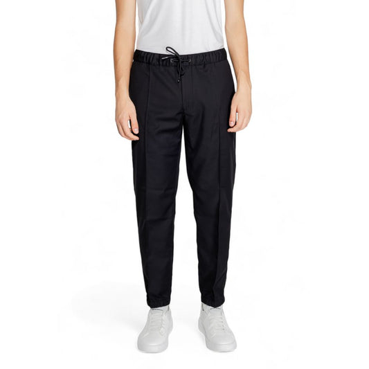 Armani Exchange Black Polyester Pant