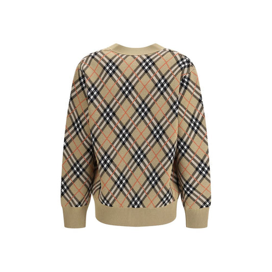 Burberry Brown Wool Cardigan