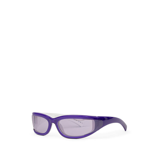 Bottega Veneta Purple Acetate Sunglasses