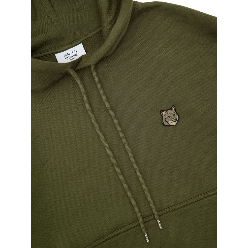 Maison Kitsuné Green Cotton Hoody