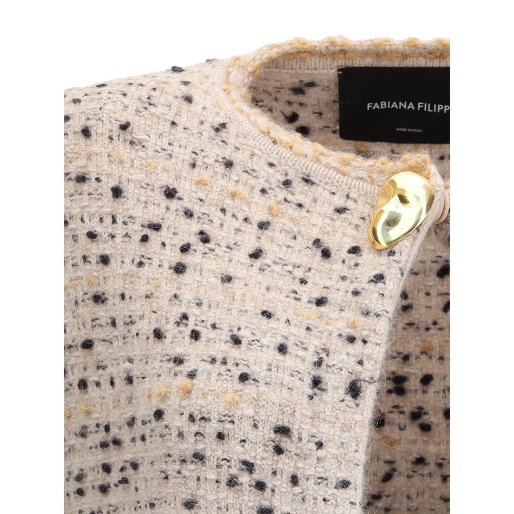Fabiana Filippi Long knit Jacket