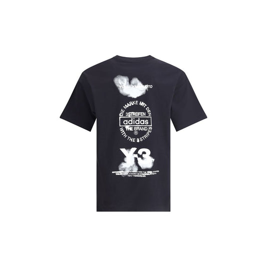 Y-3 Black Cotton T-Shirt