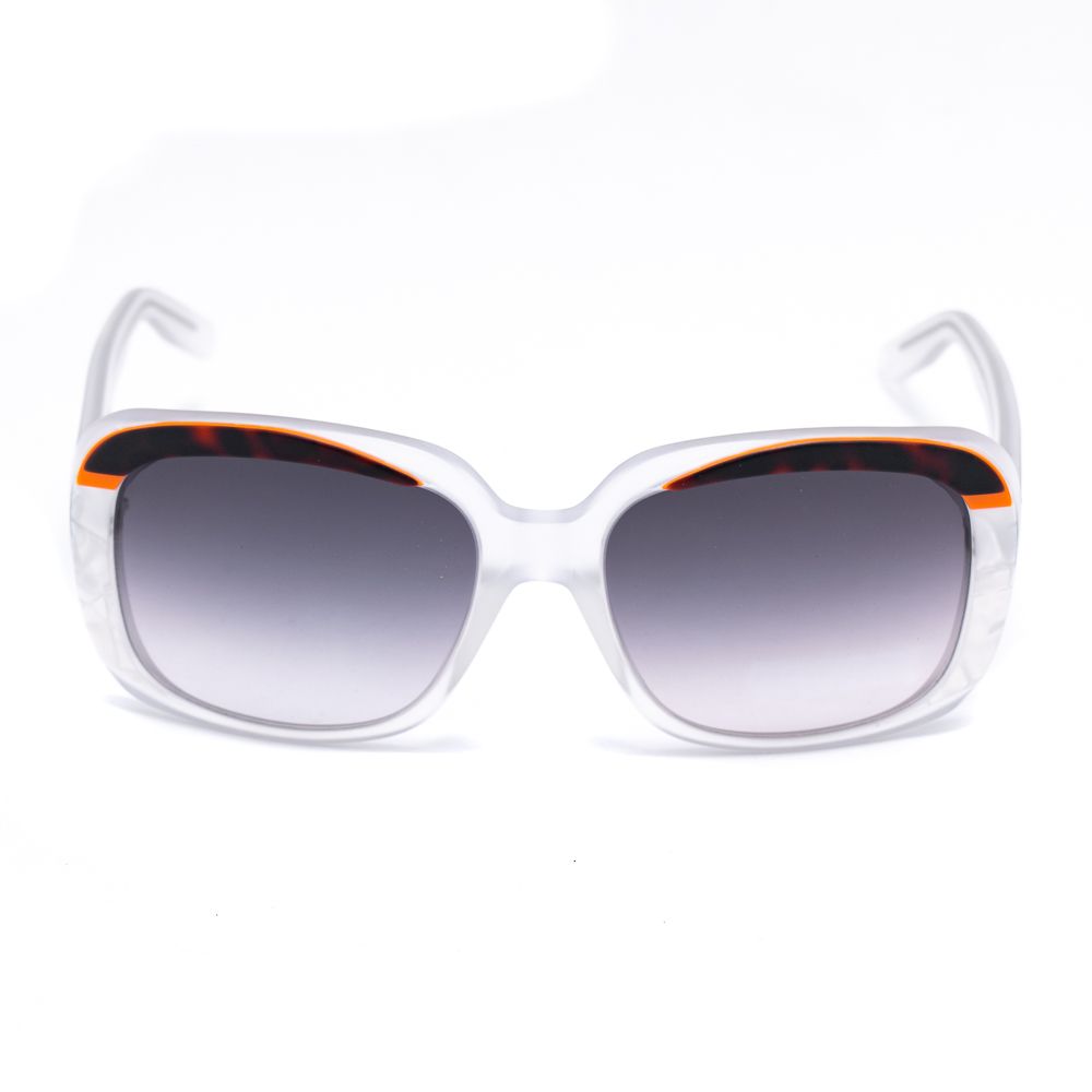 Italia Independent White Acetate Sunglasses