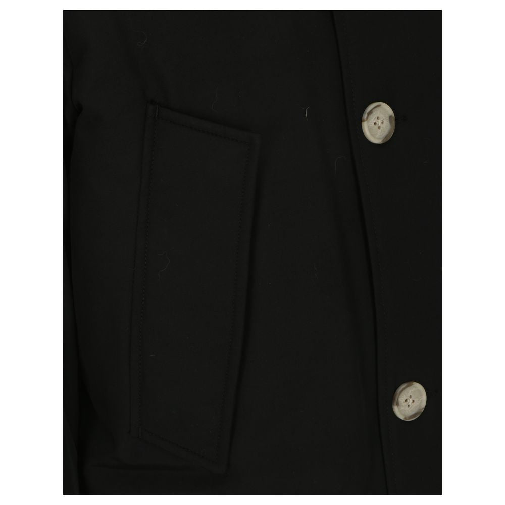 Woolrich Black Cotton Parka