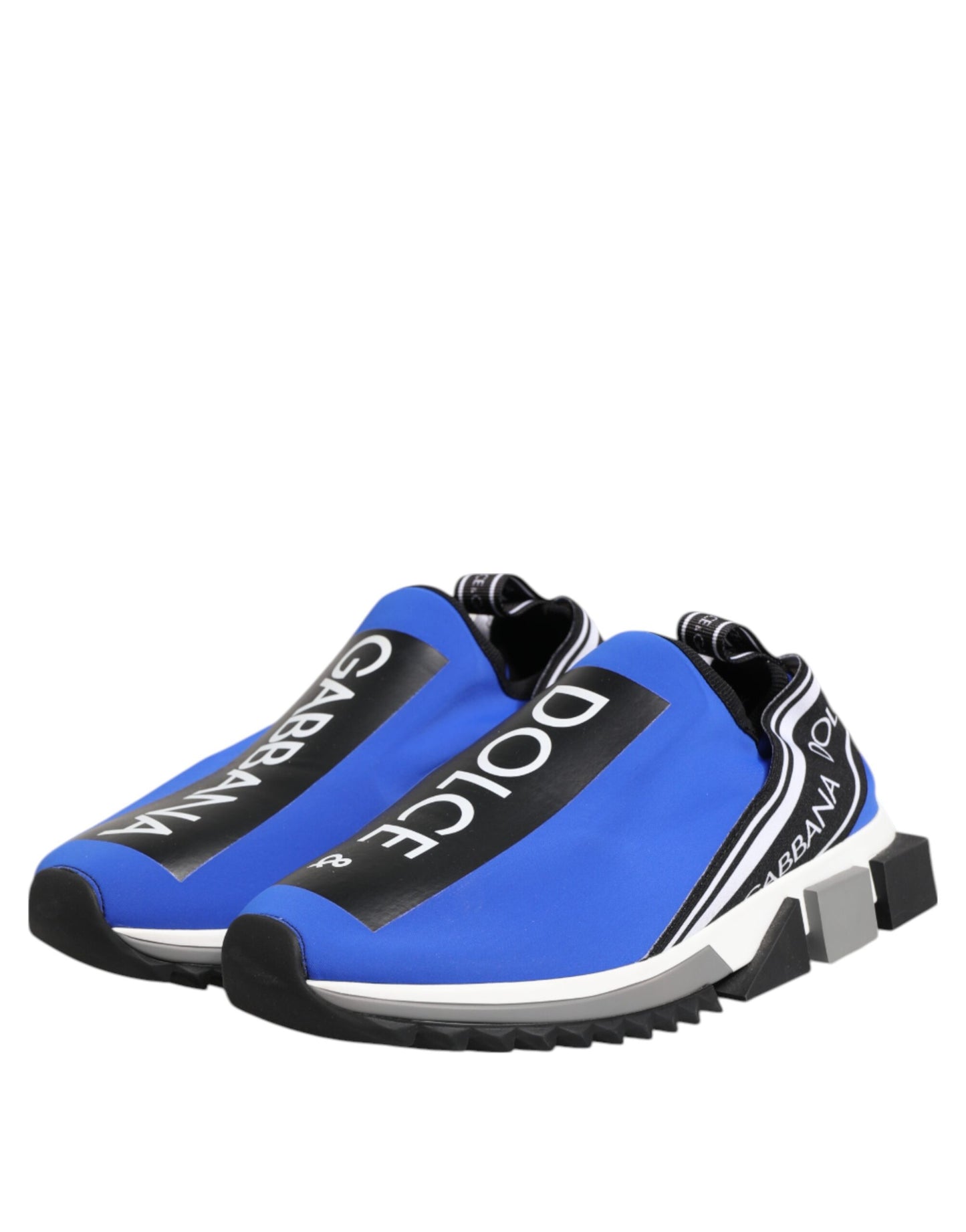 Dolce & Gabbana Blue Logo Low Top Sorrento Sneakers Shoes