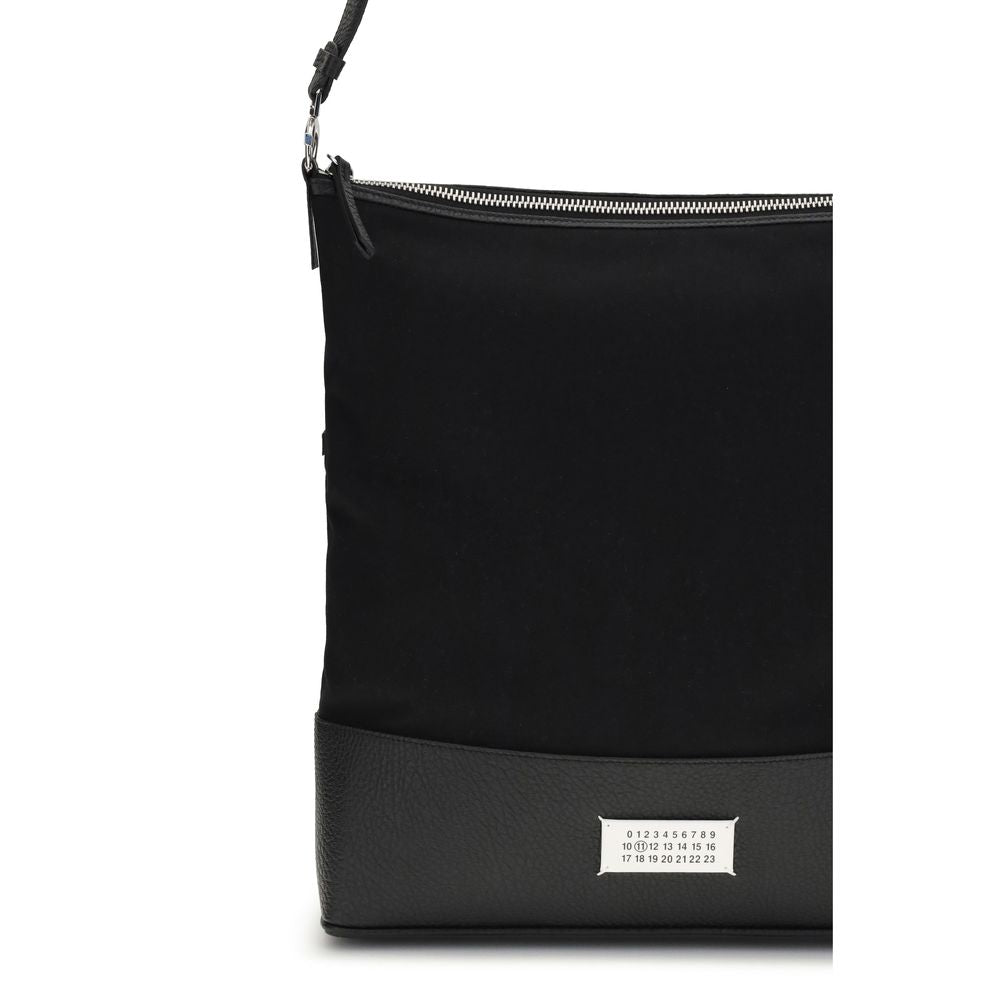 Margiela Black Cotton Shoulder Bag