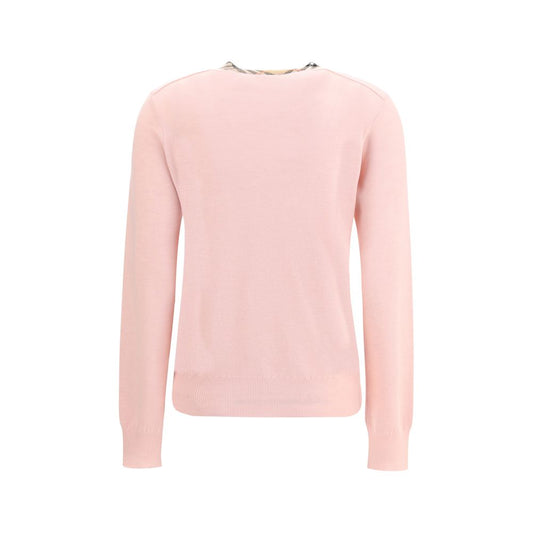 Burberry Check collar wool Cardigan