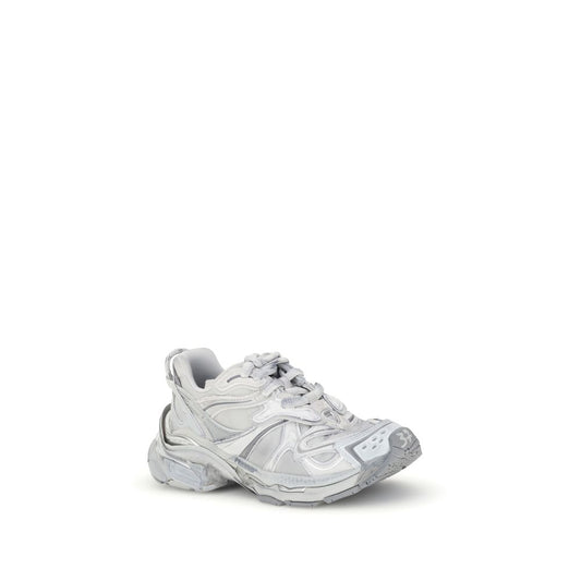 Balenciaga Silver Rubber Athletic Sneakers
