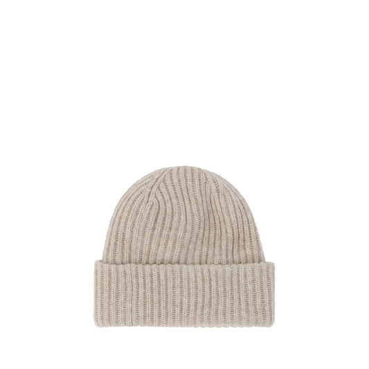 Ganni Brown Wool Beanie