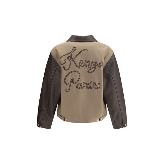 Kenzo Brown Leather Jacket