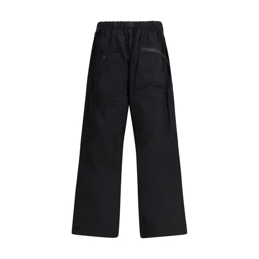 Y-3 Black Cotton Cargo Pants